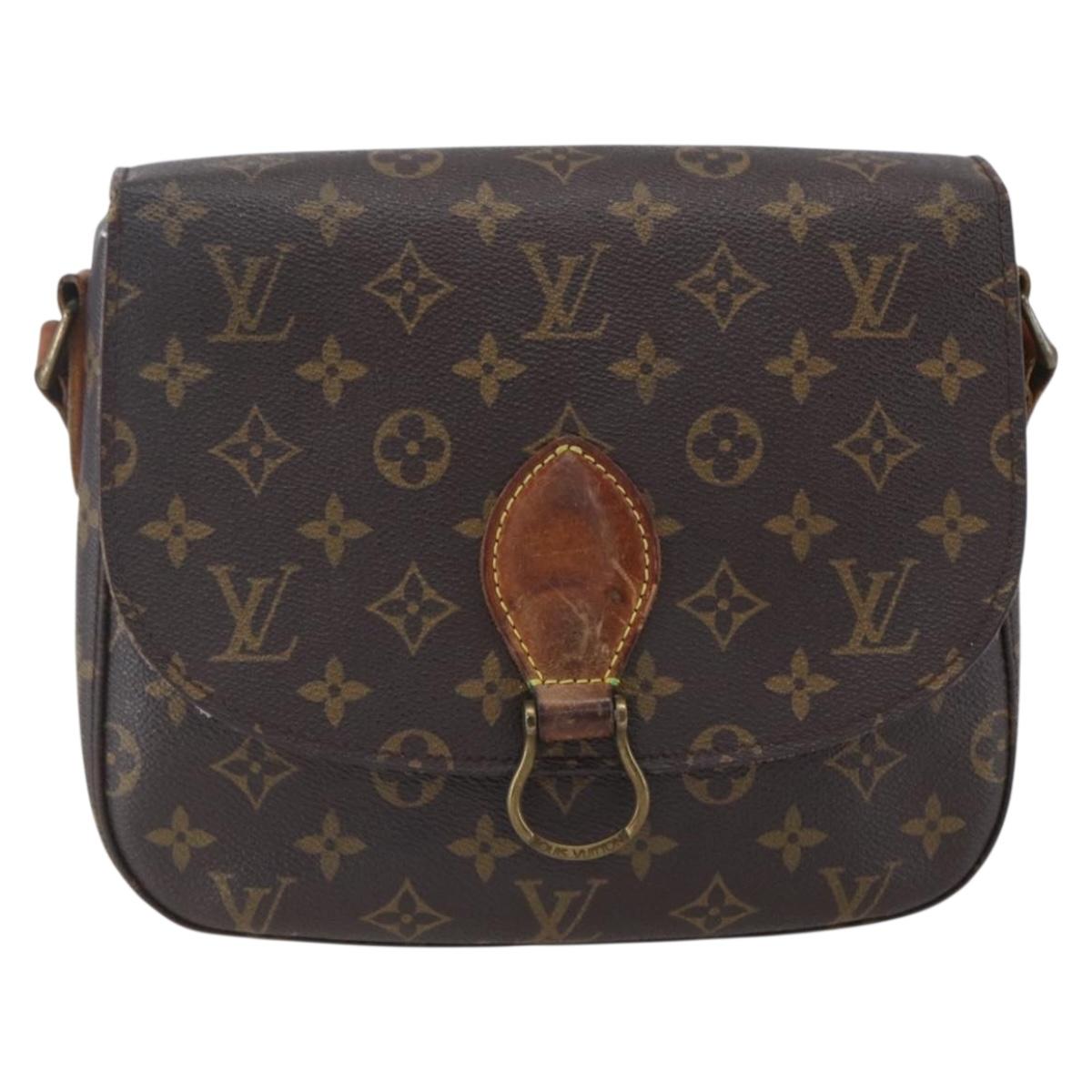 LOUIS VUITTON Monogram Saint Cloud GM Shoulder Bag M51242 LV Auth ep12183