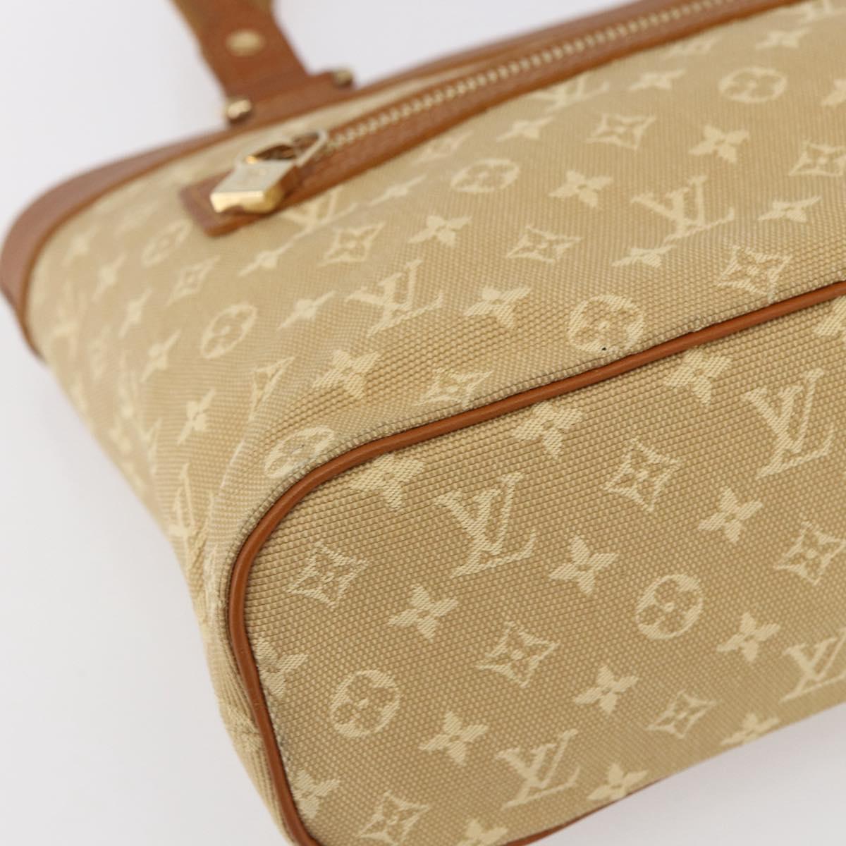 LOUIS VUITTON Monogram Mini Lucille PM Hand Bag Beige M92684 LV Auth ep12187V