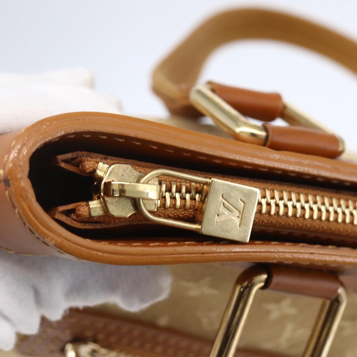 LOUIS VUITTON Monogram Mini Lucille PM Hand Bag Beige M92684 LV Auth ep12187V