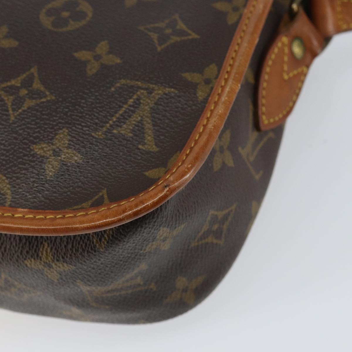 LOUIS VUITTON Monogram Gibeciere MM Shoulder Bag M42247 LV Auth ep12193