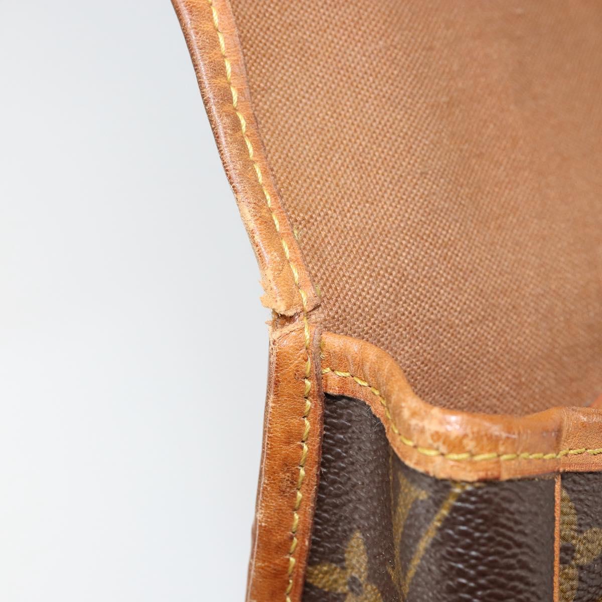 LOUIS VUITTON Monogram Gibeciere MM Shoulder Bag M42247 LV Auth ep12193