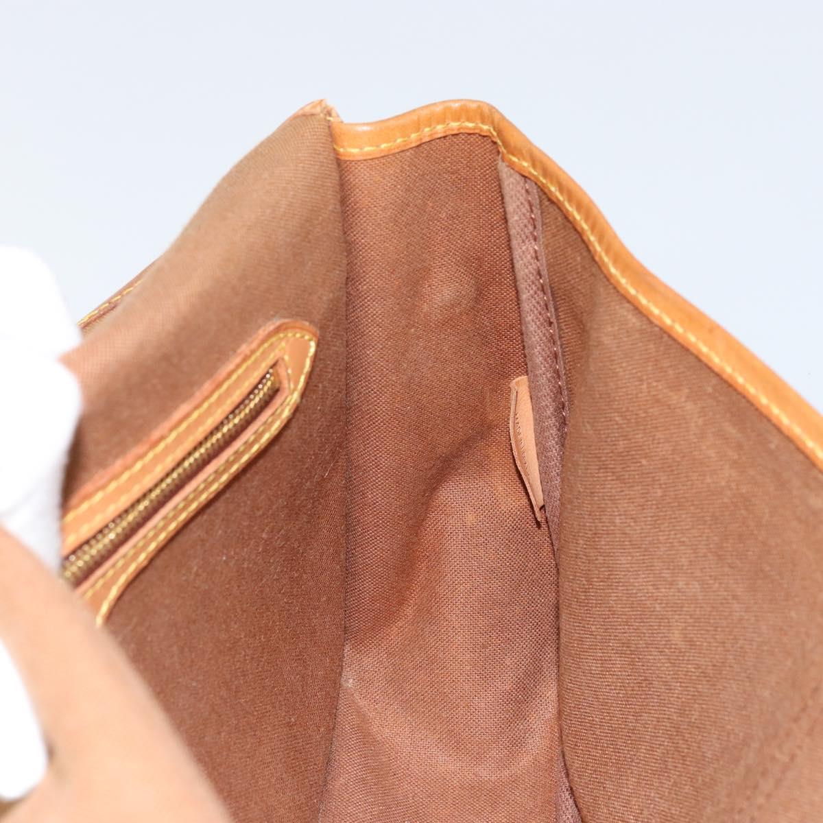 LOUIS VUITTON Monogram Gibeciere MM Shoulder Bag M42247 LV Auth ep12193