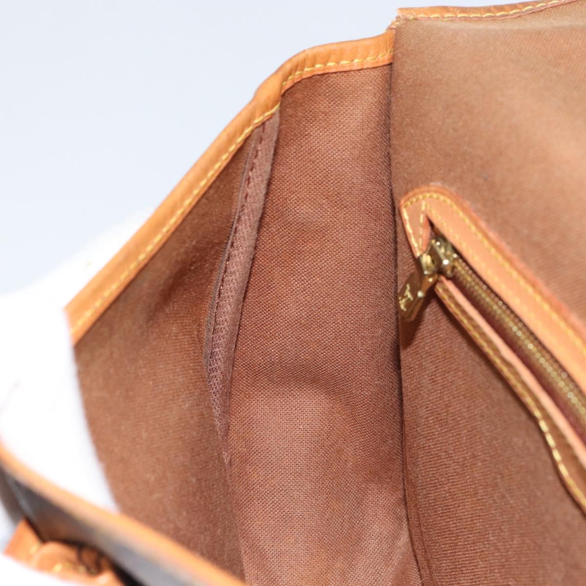 LOUIS VUITTON Monogram Gibeciere MM Shoulder Bag M42247 LV Auth ep12193