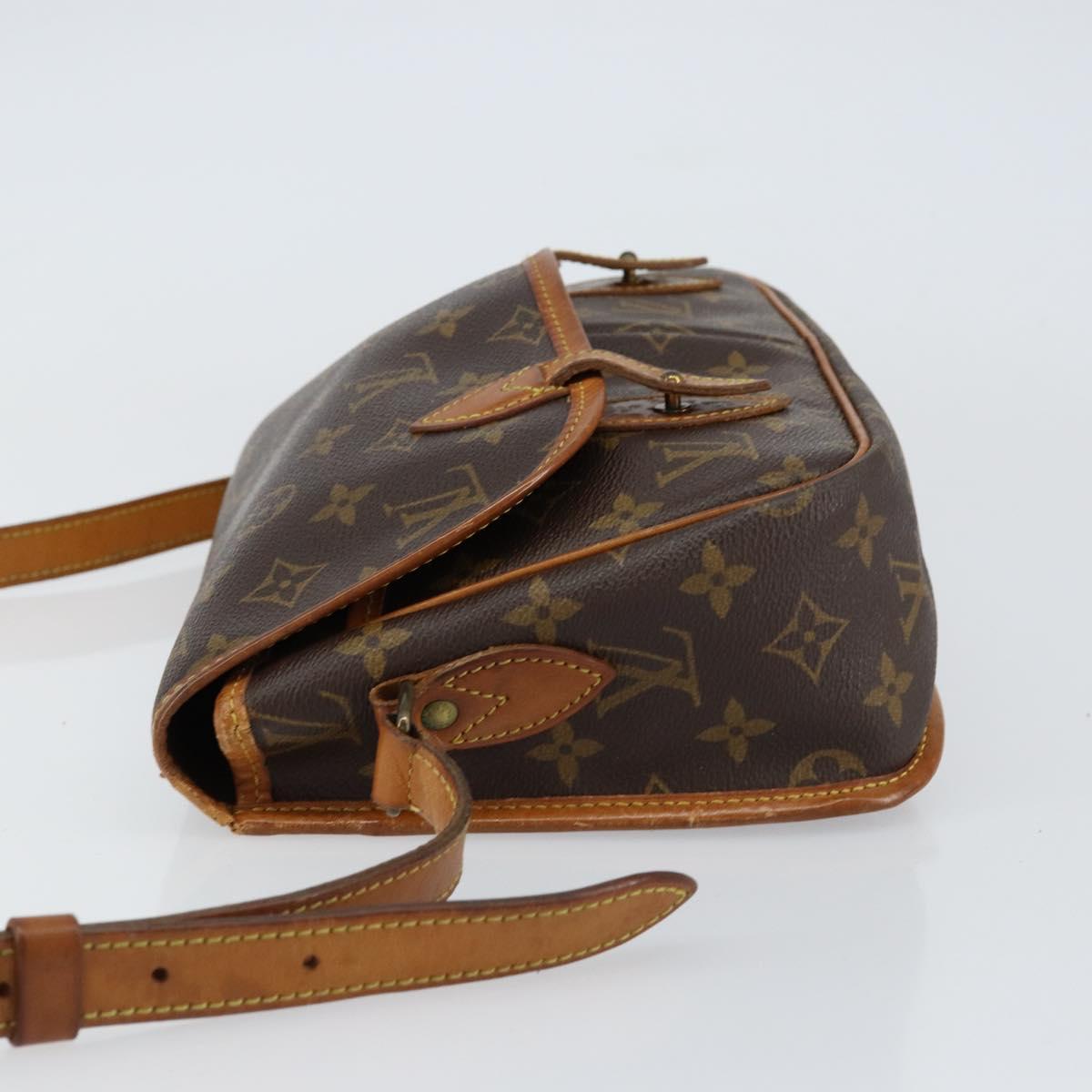 LOUIS VUITTON Monogram Gibeciere MM Shoulder Bag M42247 LV Auth ep12193