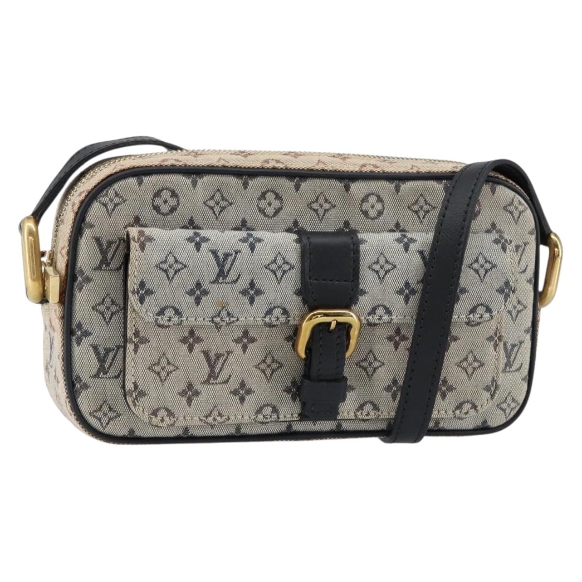 LOUIS VUITTON Monogram Mini Juliet MM Shoulder Bag Blue M92004 LV Auth ep12196