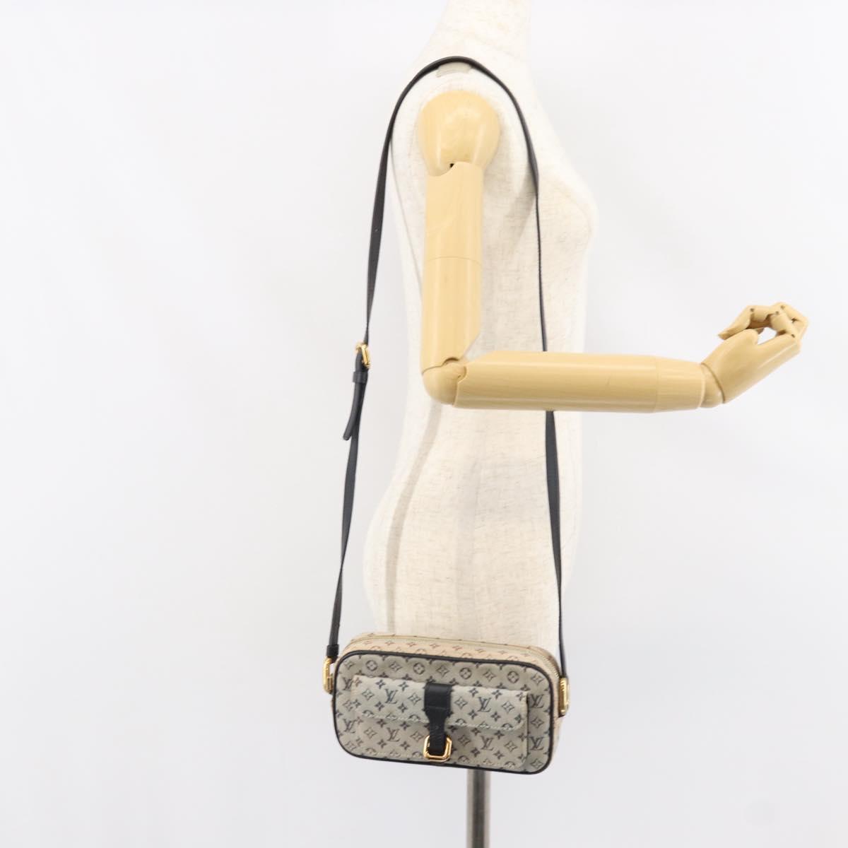 LOUIS VUITTON Monogram Mini Juliet MM Shoulder Bag Blue M92004 LV Auth ep12196