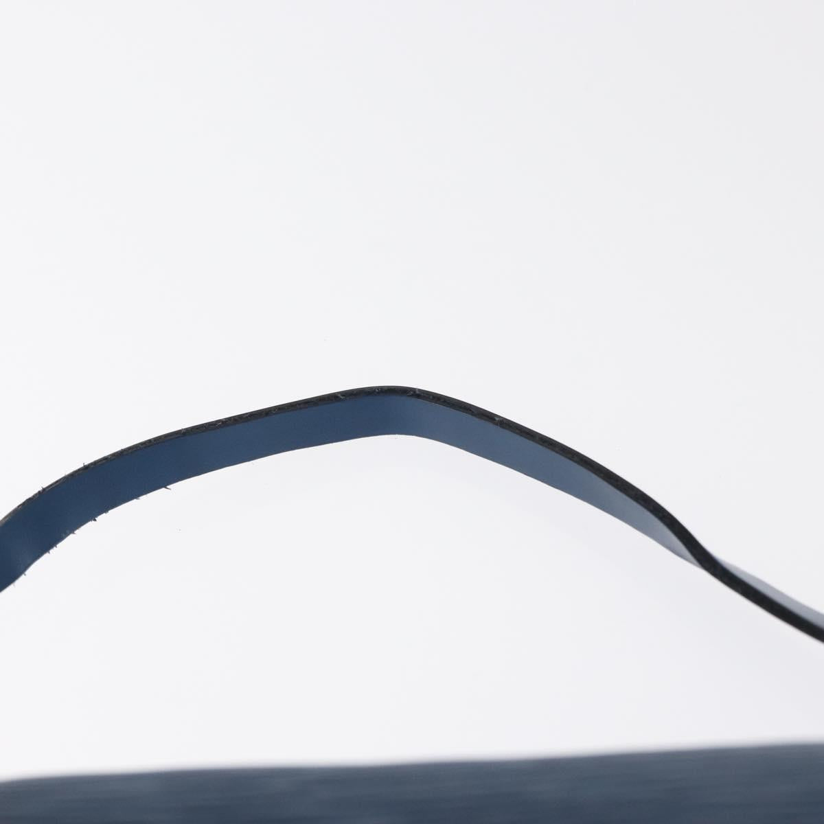 LOUIS VUITTON Epi Soufflot Pouch Pouch Blue LV Auth ep12199
