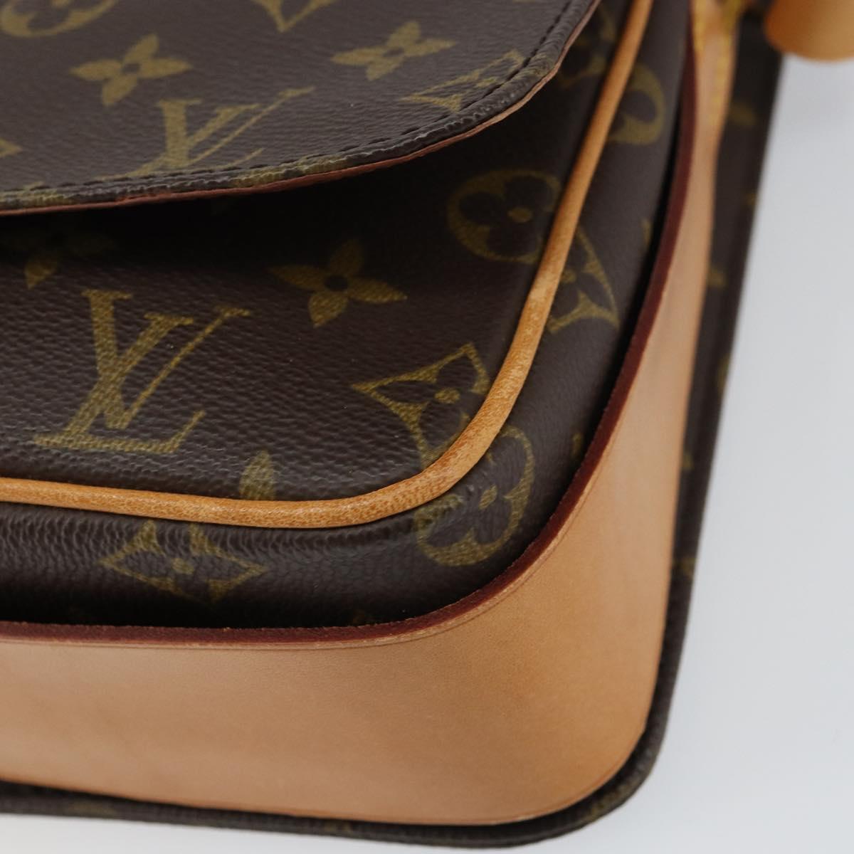LOUIS VUITTON Monogram Cartouchiere GM Shoulder Bag M51252 LV Auth ep12210