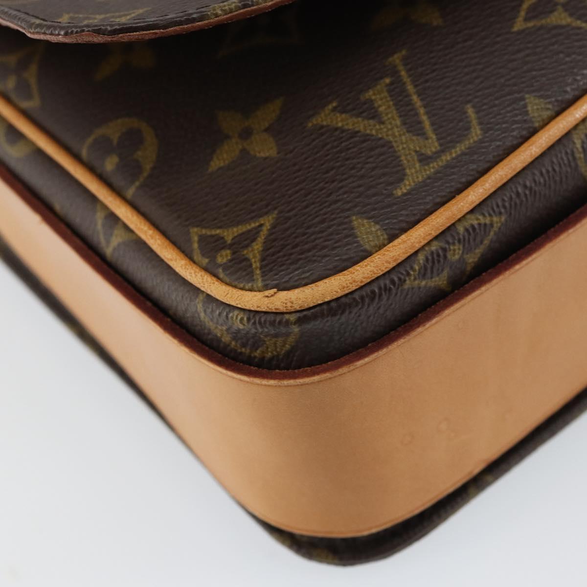 LOUIS VUITTON Monogram Cartouchiere GM Shoulder Bag M51252 LV Auth ep12210