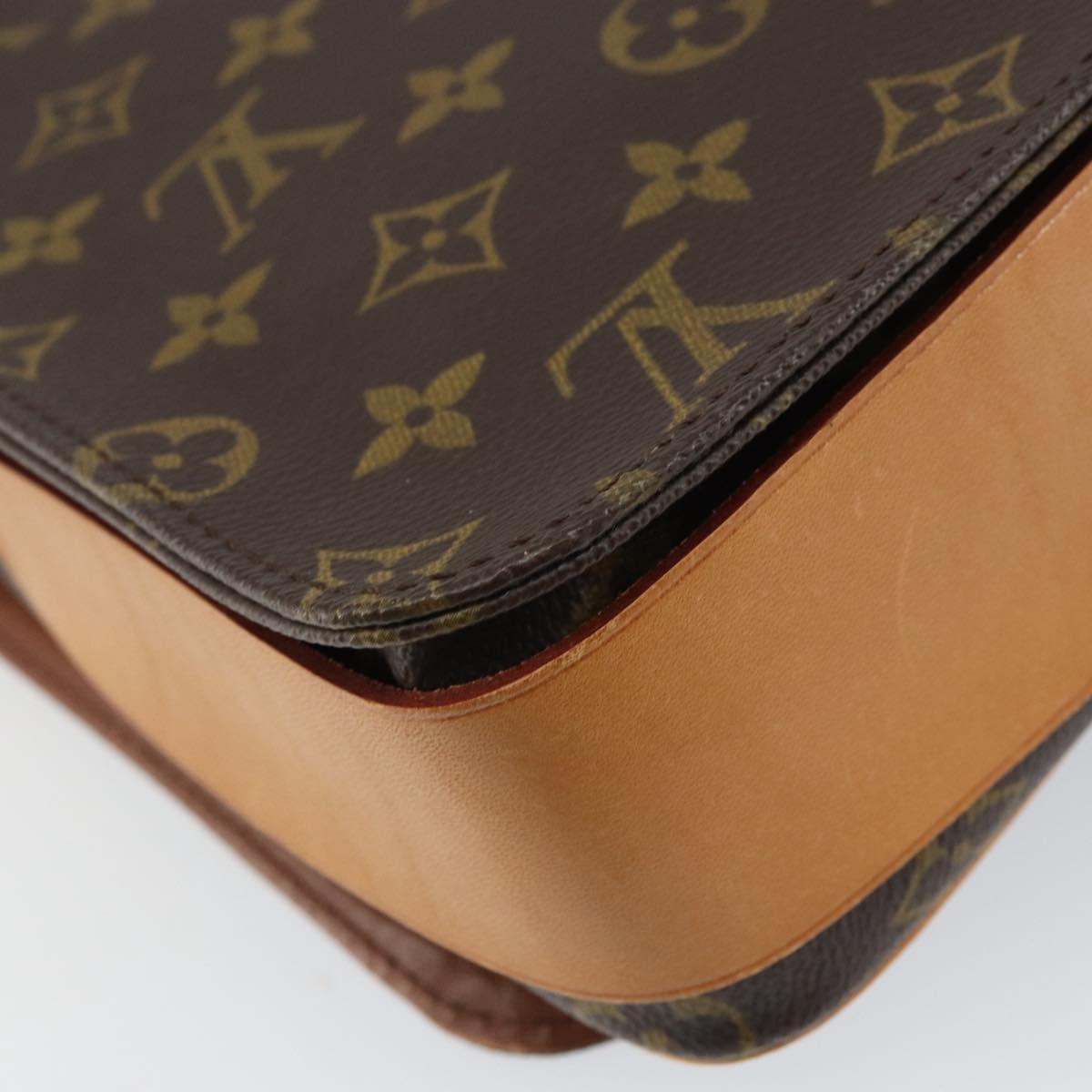 LOUIS VUITTON Monogram Cartouchiere GM Shoulder Bag M51252 LV Auth ep12210