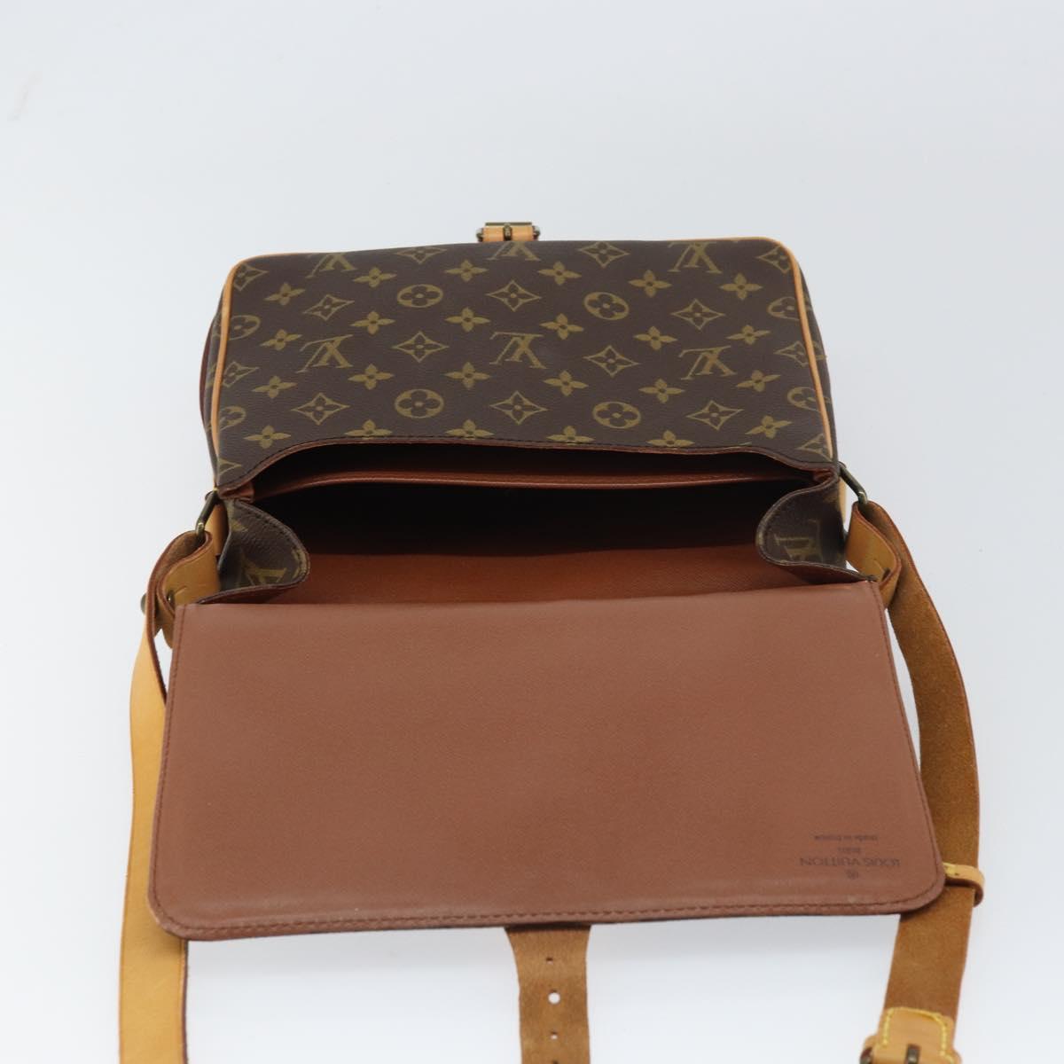 LOUIS VUITTON Monogram Cartouchiere GM Shoulder Bag M51252 LV Auth ep12210