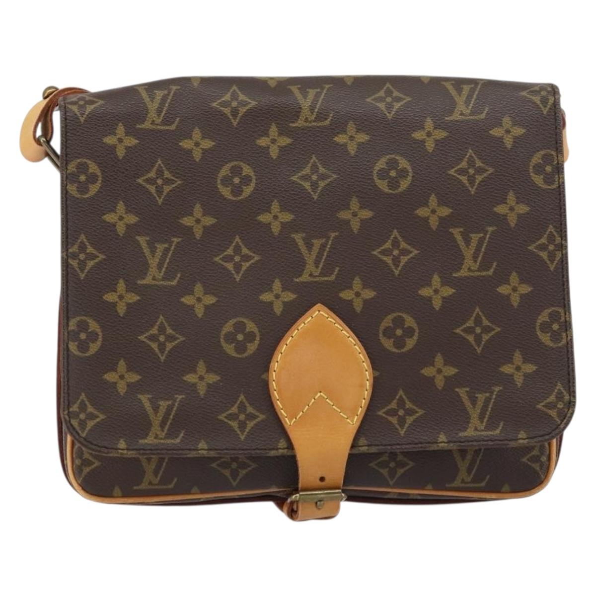 LOUIS VUITTON Monogram Cartouchiere GM Shoulder Bag M51252 LV Auth ep12210