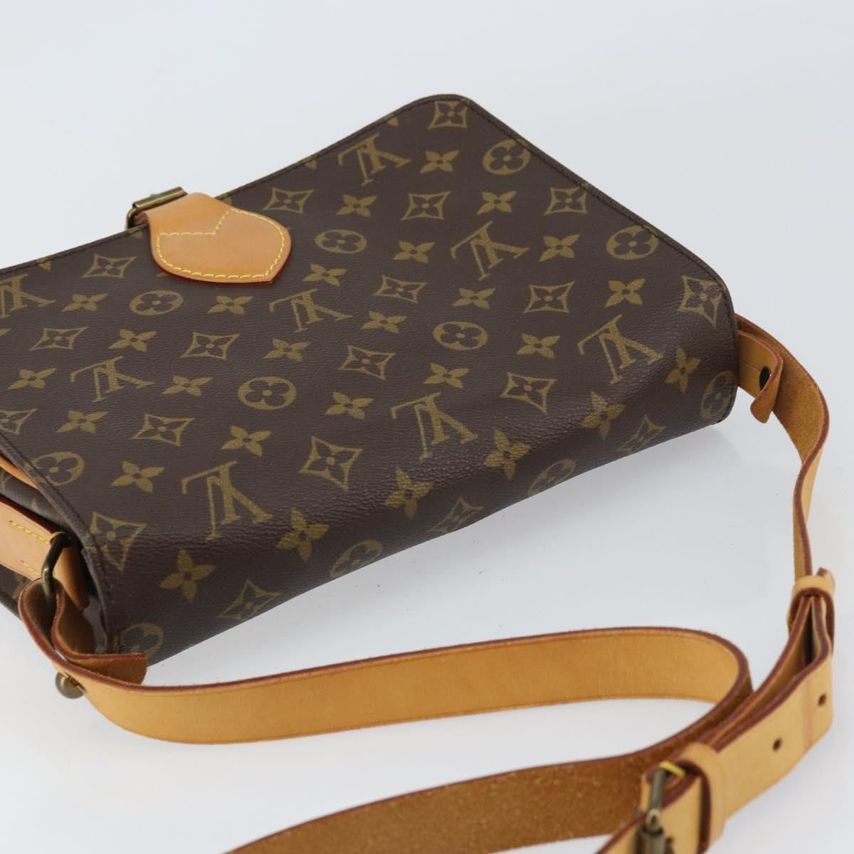 LOUIS VUITTON Monogram Cartouchiere GM Shoulder Bag M51252 LV Auth ep12210
