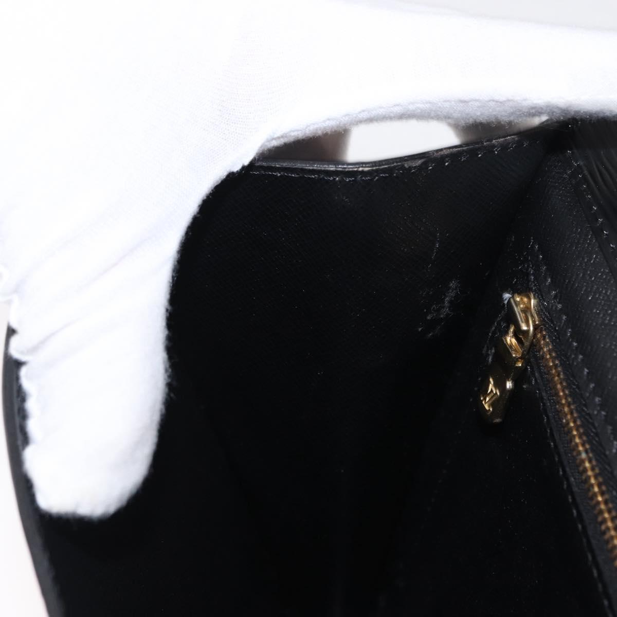 LOUIS VUITTON Epi Montaigne 27 Clutch Bag Black M52652 LV Auth ep12214