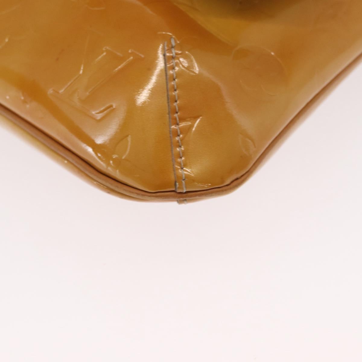 LOUIS VUITTON Monogram Vernis Thompson Street Bag Beige M91301 LV Auth ep12217