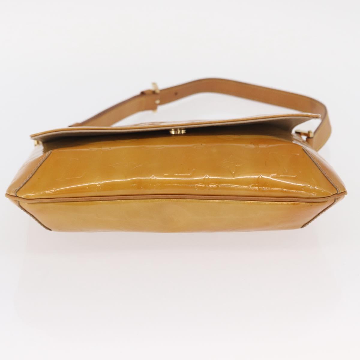 LOUIS VUITTON Monogram Vernis Thompson Street Bag Beige M91301 LV Auth ep12217