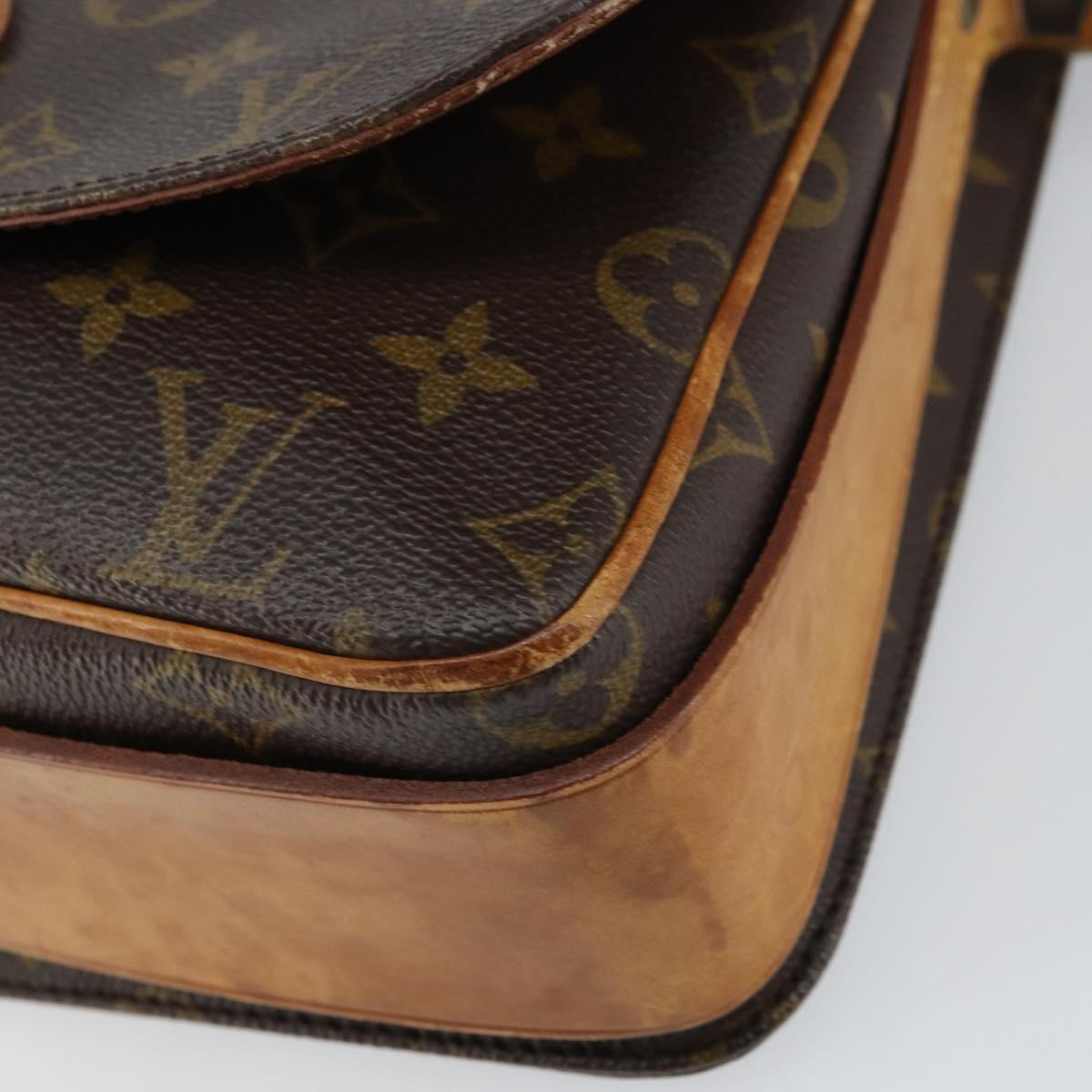 LOUIS VUITTON Monogram Cartouchiere GM Shoulder Bag M51252 LV Auth ep12222