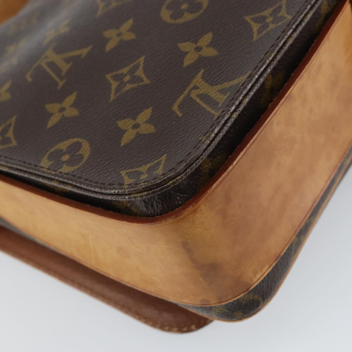 LOUIS VUITTON Monogram Cartouchiere GM Shoulder Bag M51252 LV Auth ep12222