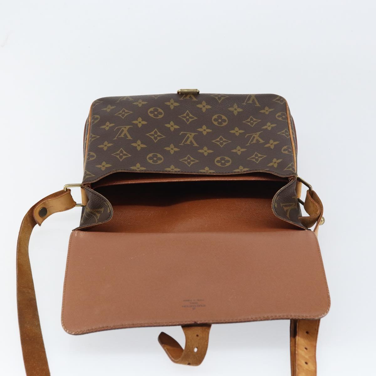 LOUIS VUITTON Monogram Cartouchiere GM Shoulder Bag M51252 LV Auth ep12222