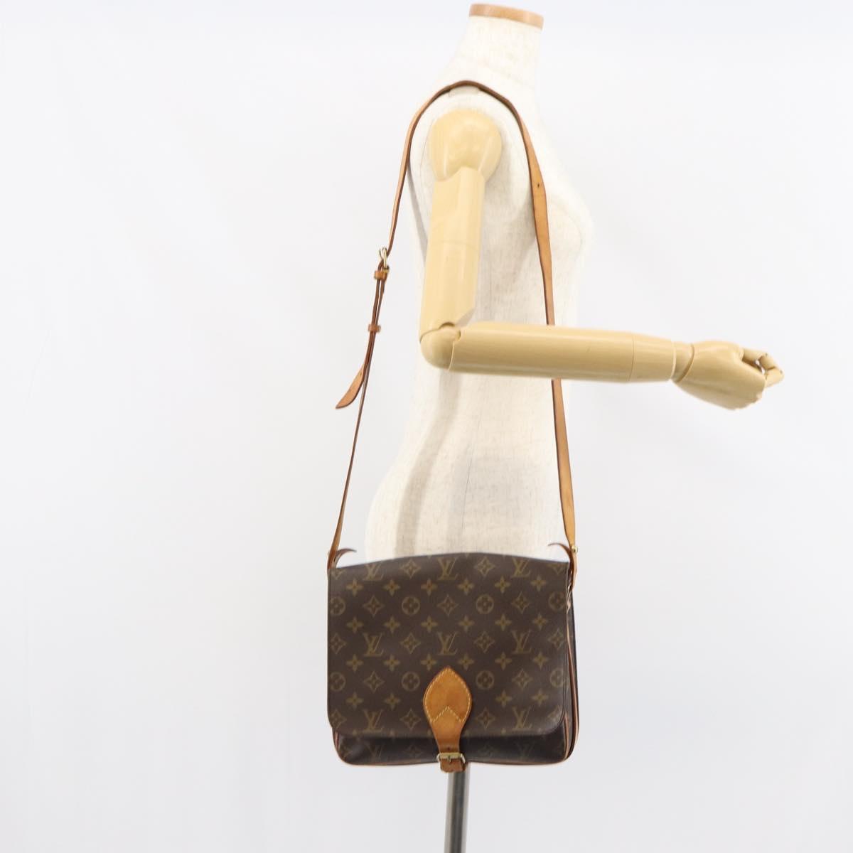 LOUIS VUITTON Monogram Cartouchiere GM Shoulder Bag M51252 LV Auth ep12222