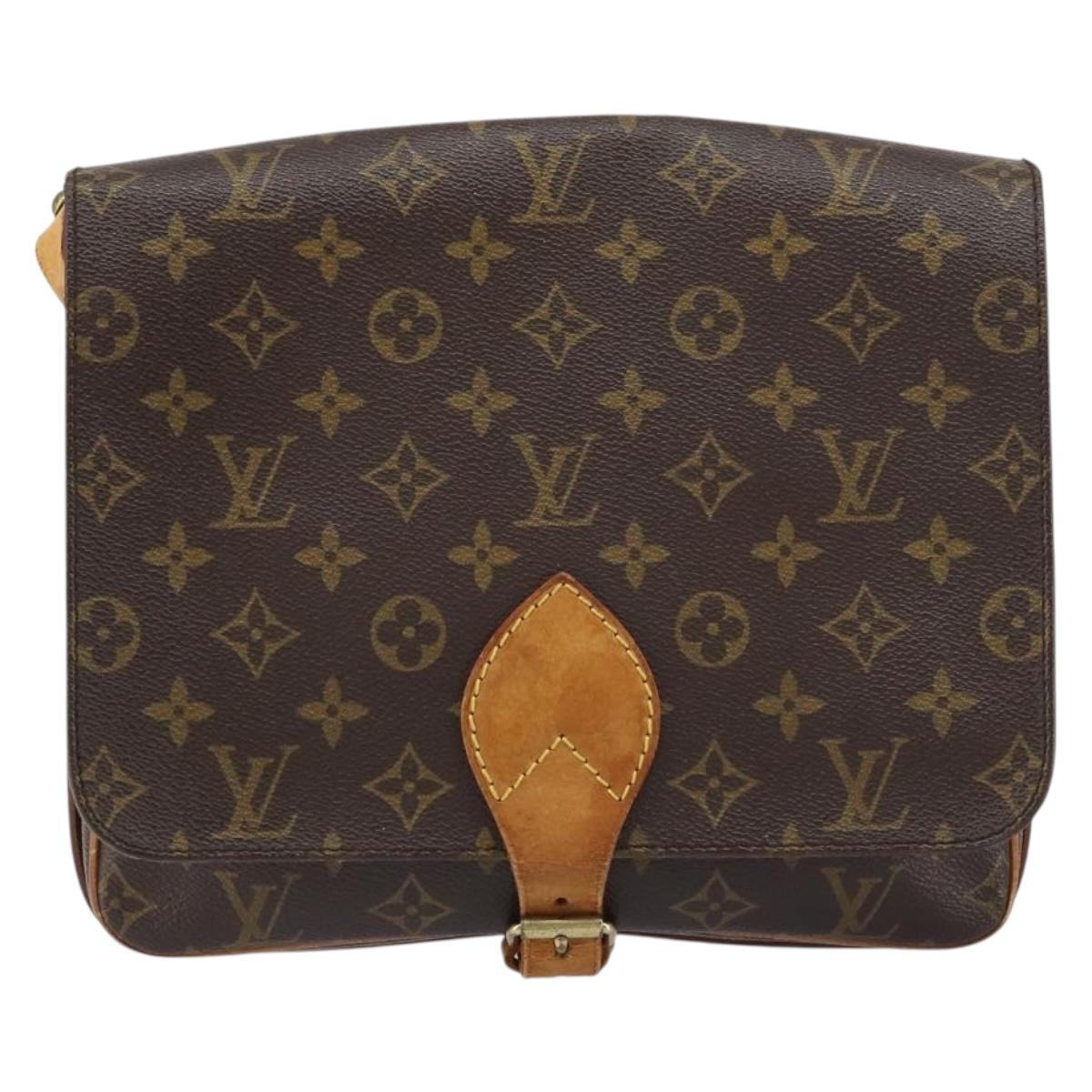 LOUIS VUITTON Monogram Cartouchiere GM Shoulder Bag M51252 LV Auth ep12222