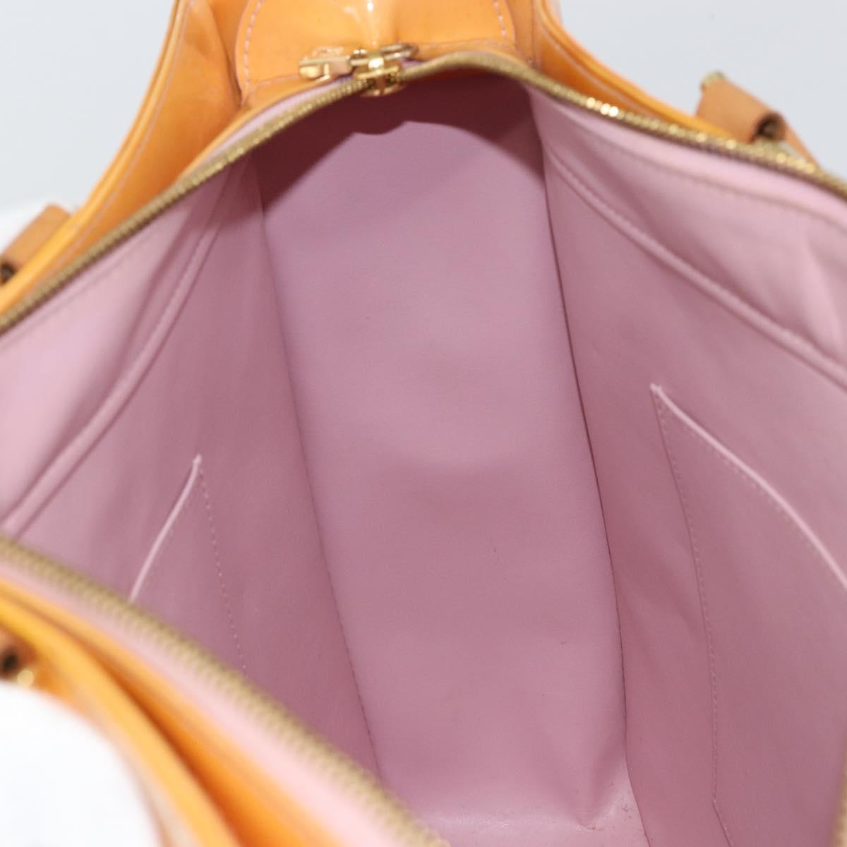 LOUIS VUITTON Monogram Vernis Columbus Bag Marshmallow Pink M91032 Auth ep12223