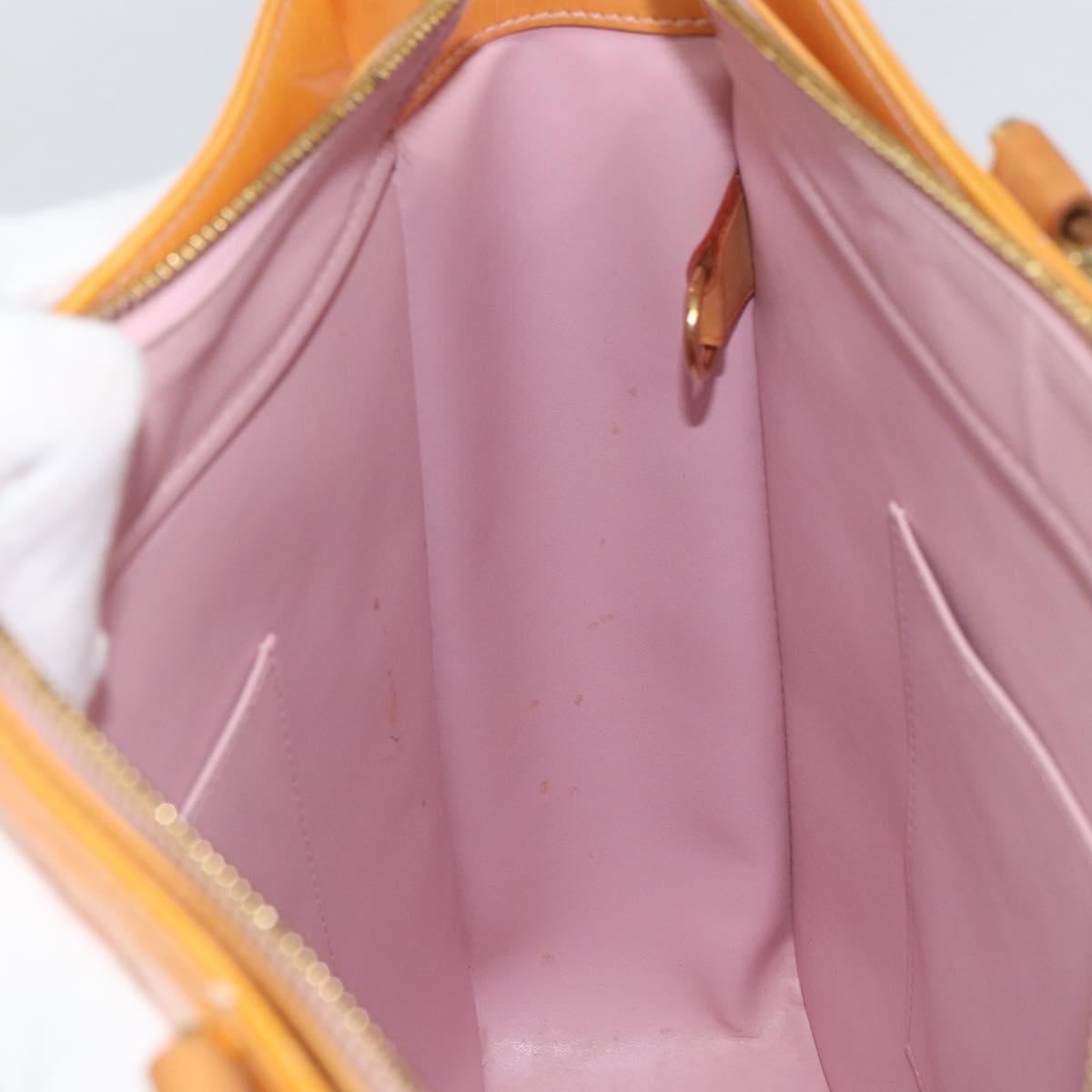 LOUIS VUITTON Monogram Vernis Columbus Bag Marshmallow Pink M91032 Auth ep12223