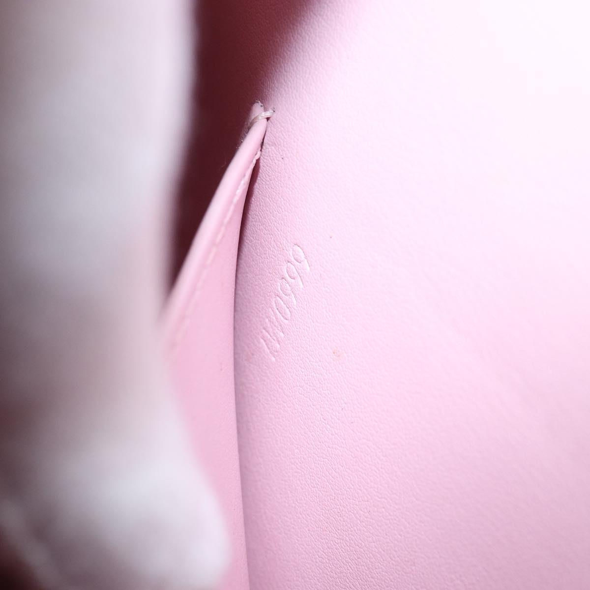 LOUIS VUITTON Monogram Vernis Columbus Bag Marshmallow Pink M91032 Auth ep12223