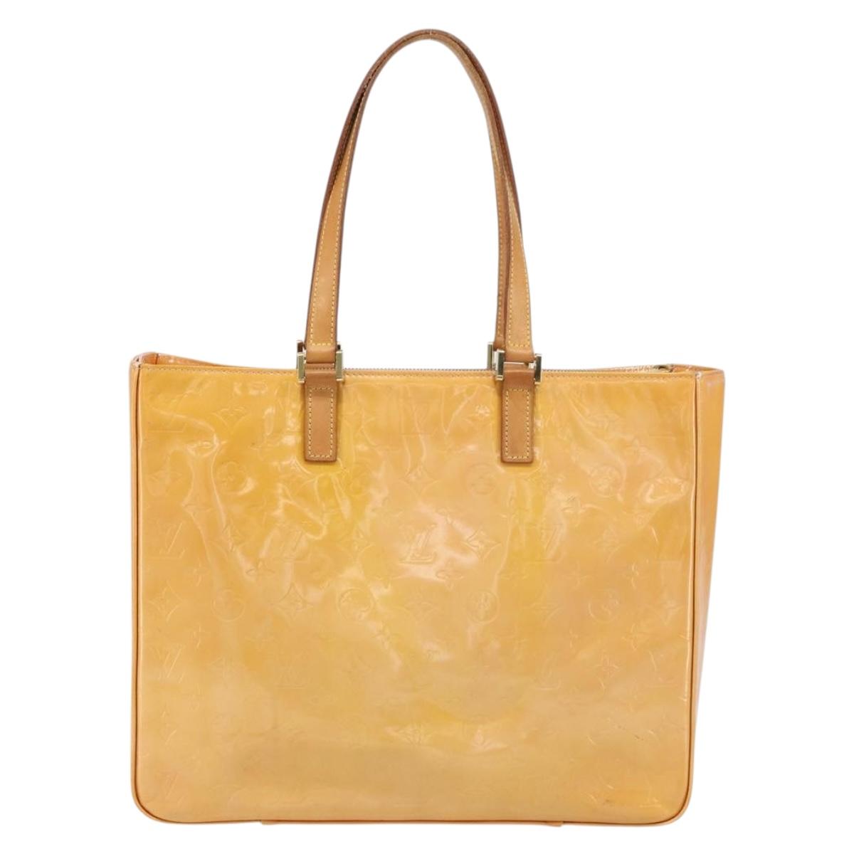 LOUIS VUITTON Monogram Vernis Columbus Bag Marshmallow Pink M91032 Auth ep12223