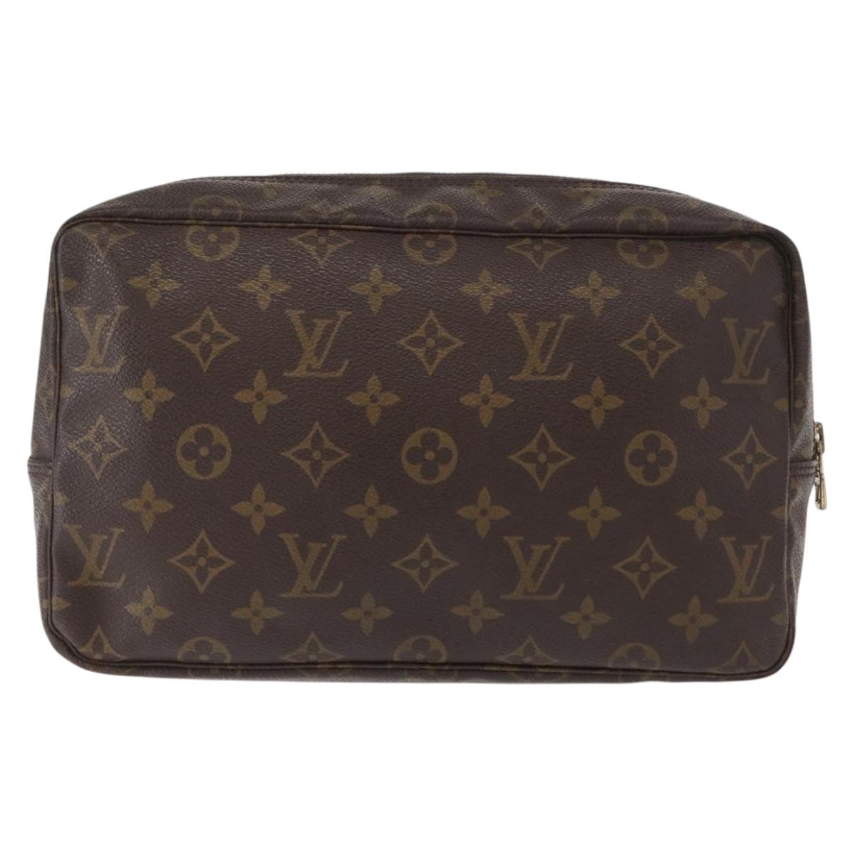 LOUIS VUITTON Monogram Trousse Toilette 28 Clutch Bag M47522 LV Auth ep12226
