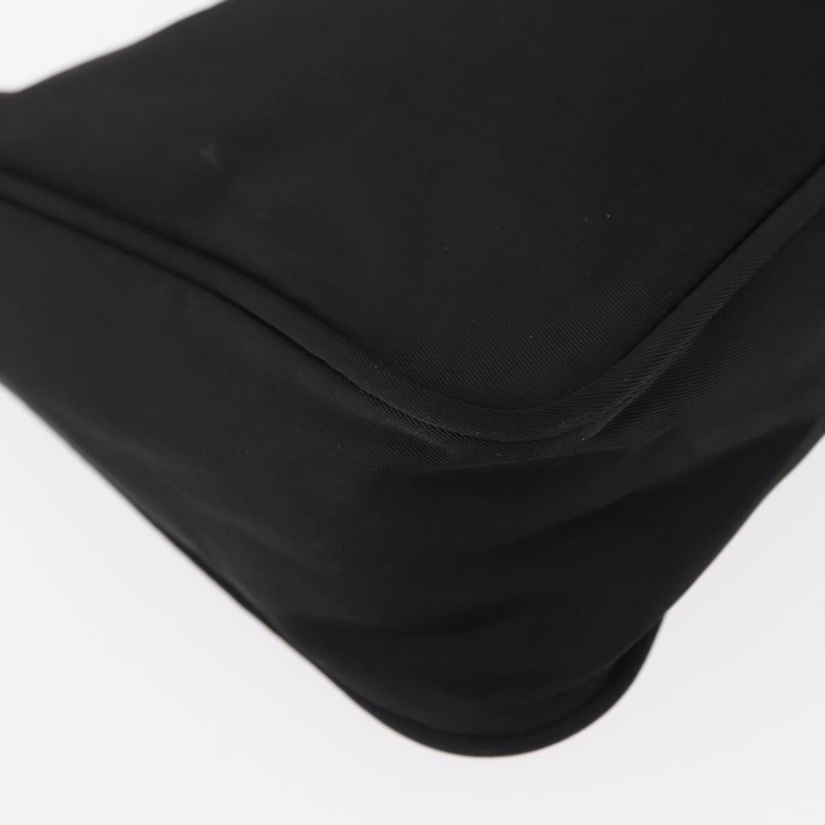 PRADA Hand Bag Nylon Black Auth ep12246