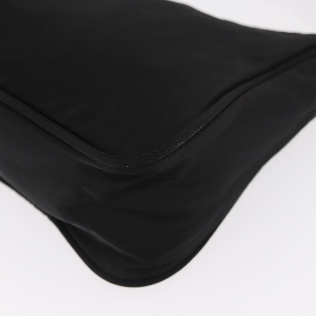 PRADA Hand Bag Nylon Black Auth ep12246