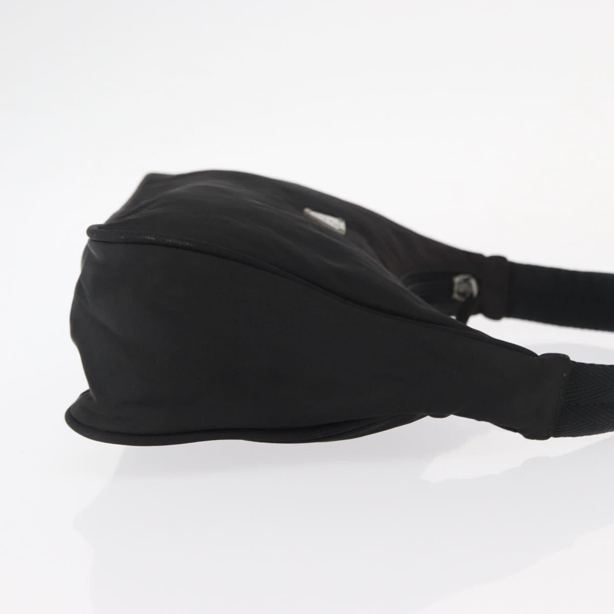 PRADA Hand Bag Nylon Black Auth ep12246