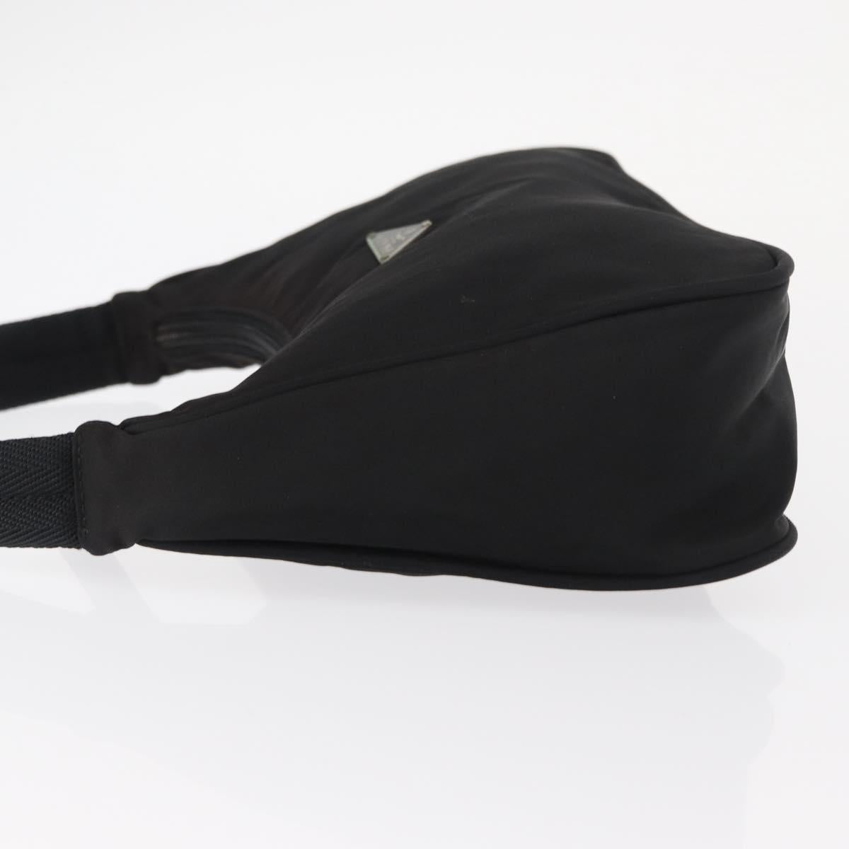 PRADA Hand Bag Nylon Black Auth ep12246
