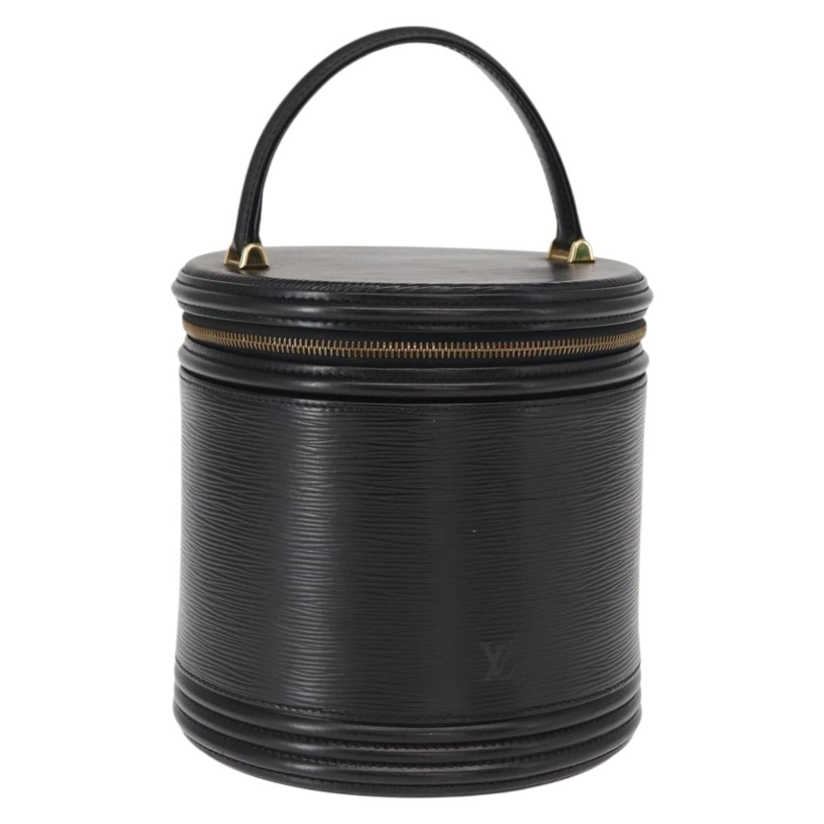 LOUIS VUITTON Epi Cannes Hand Bag Black M48032 LV Auth ep12249