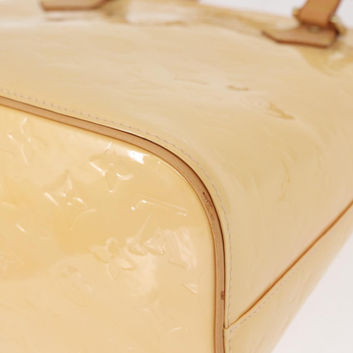 LOUIS VUITTON Monogram Vernis Houston Bag Marshmallow Pink M91302 Auth ep12253