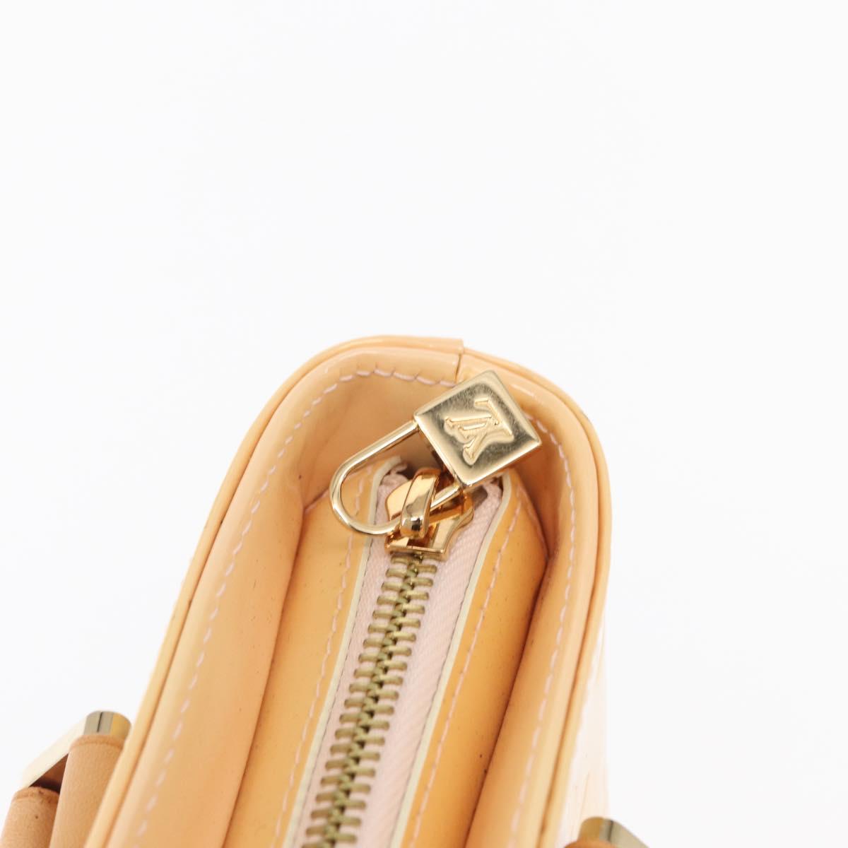 LOUIS VUITTON Monogram Vernis Houston Bag Marshmallow Pink M91302 Auth ep12253