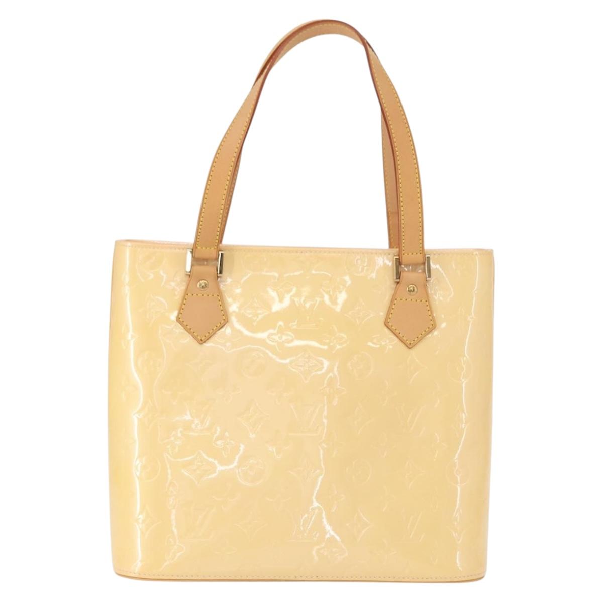 LOUIS VUITTON Monogram Vernis Houston Bag Marshmallow Pink M91302 Auth ep12253