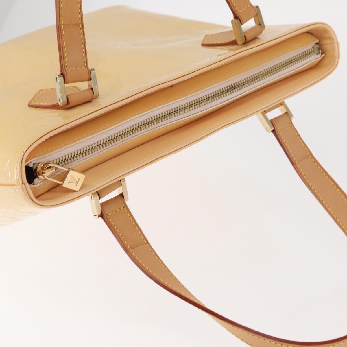 LOUIS VUITTON Monogram Vernis Houston Bag Marshmallow Pink M91302 Auth ep12253