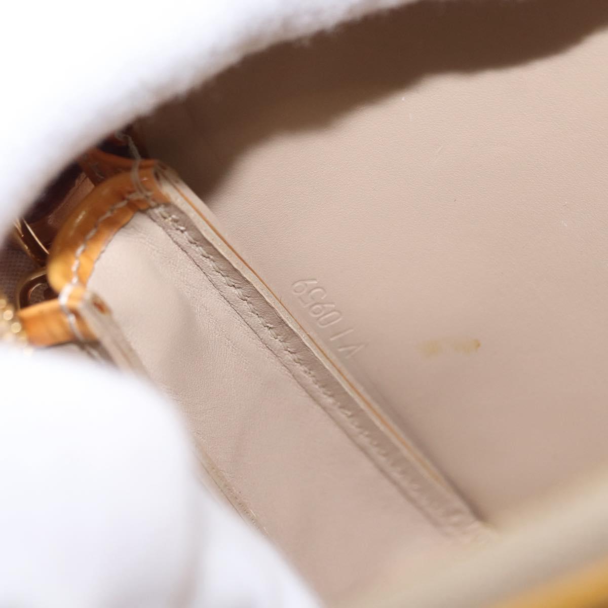 LOUIS VUITTON Monogram Vernis Lexington Pouch Beige M91010 LV Auth ep12256