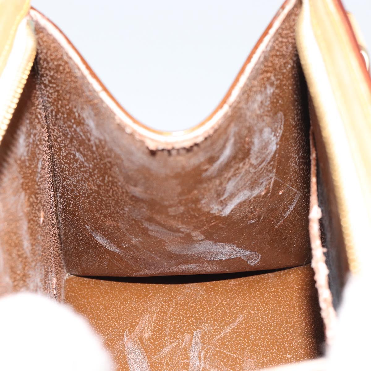 LOUIS VUITTON Monogram Vernis Forsyth Hand Bag Bronze M91113 LV Auth ep12259