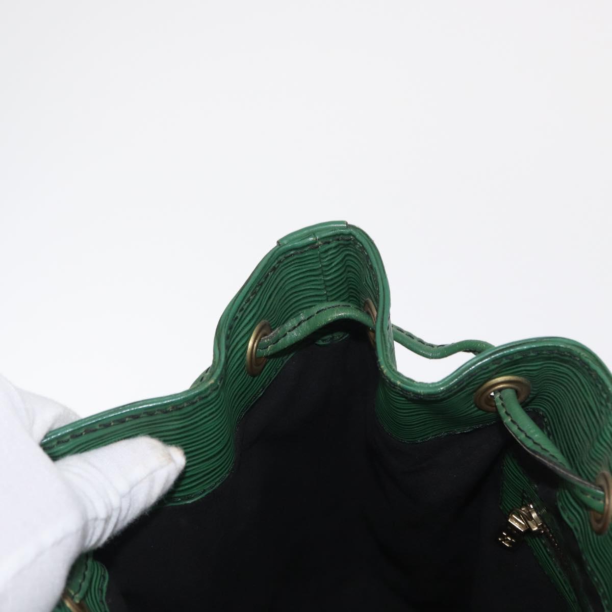 LOUIS VUITTON Epi Petit Noe Shoulder Bag Green M44104 LV Auth ep12277