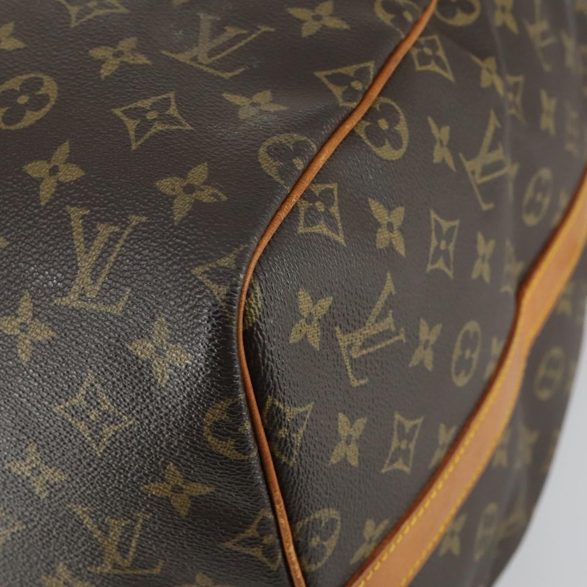 LOUIS VUITTON Monogram Keepall Bandouliere 55 Boston Bag M41414 LV Auth ep12288