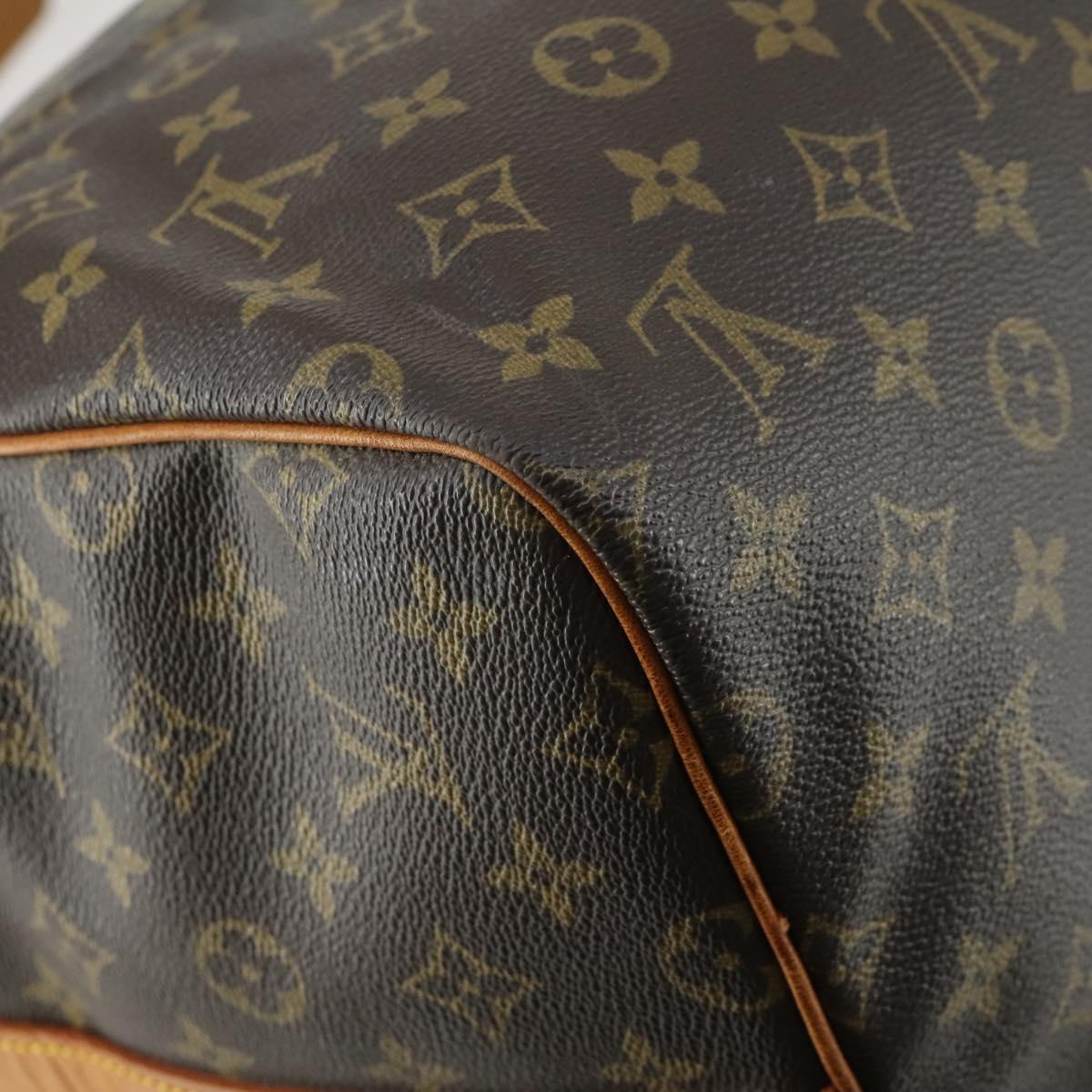 LOUIS VUITTON Monogram Keepall Bandouliere 55 Boston Bag M41414 LV Auth ep12288