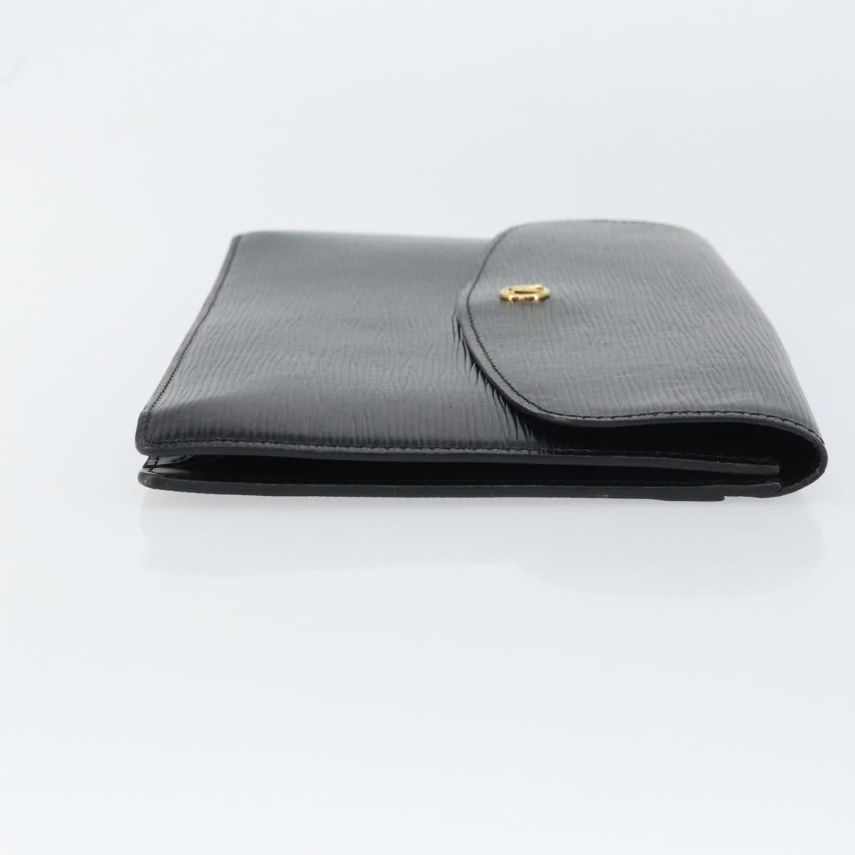 LOUIS VUITTON Epi Montaigne 27 Clutch Bag Black M52652 LV Auth ep12295