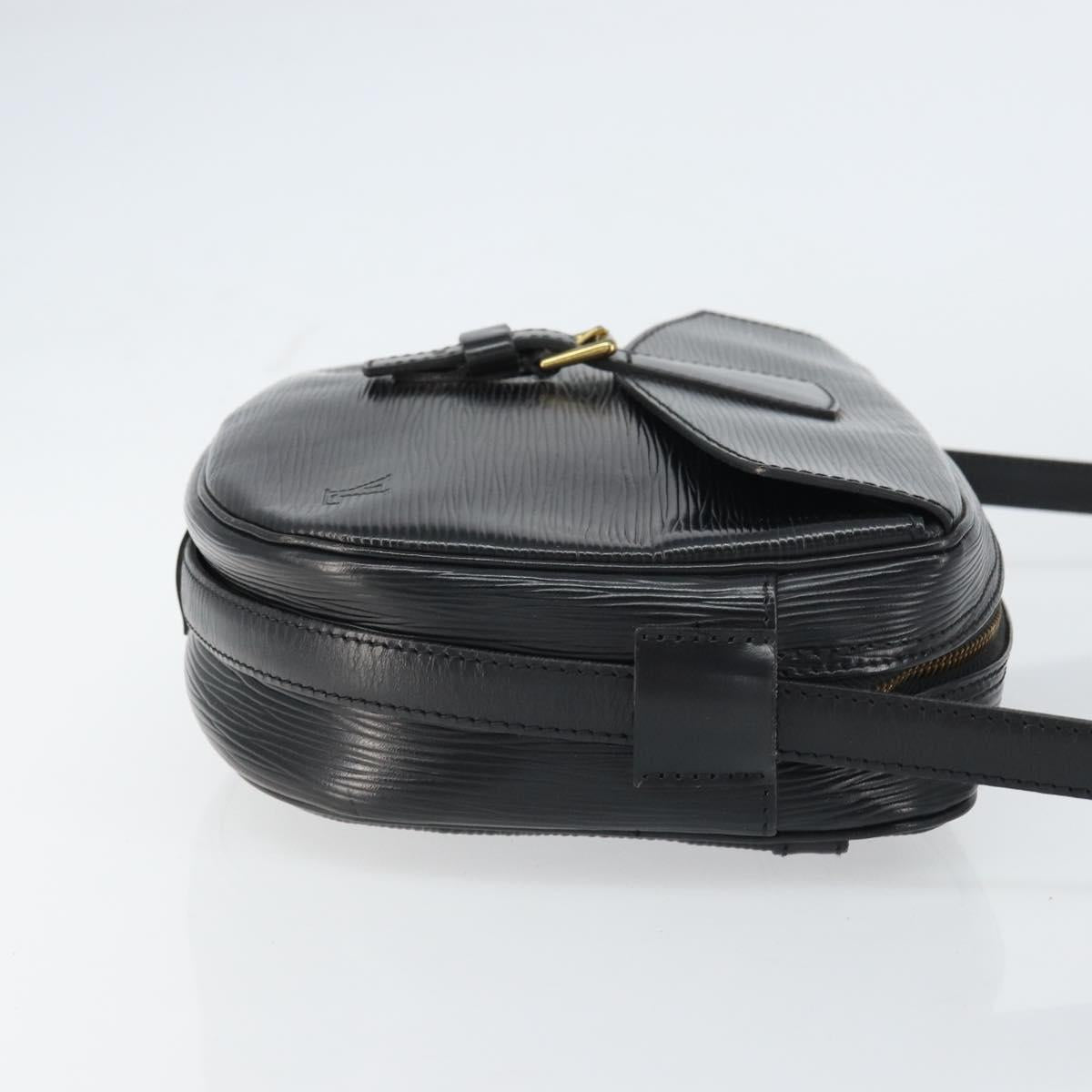 LOUIS VUITTON Epi Jeune Fille MM Shoulder Bag Black M52152 LV Auth ep12297