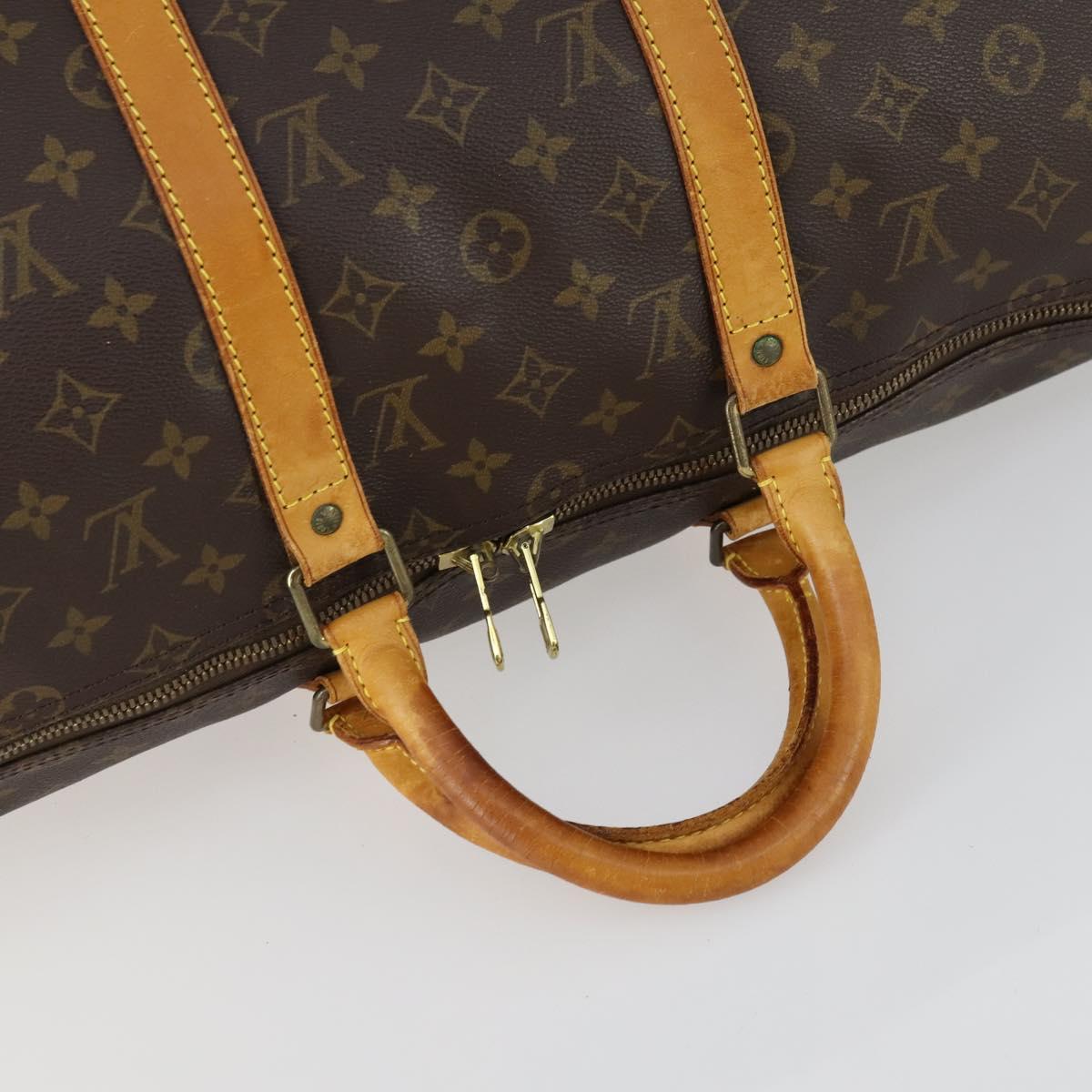 LOUIS VUITTON Monogram Keepall 50 Boston Bag M41426 LV Auth ep12311