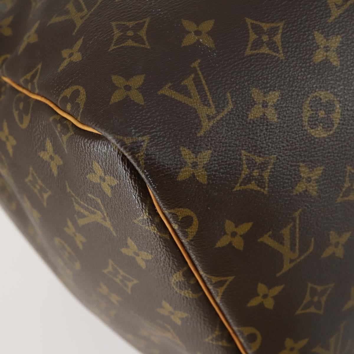 LOUIS VUITTON Monogram Keepall 55 Boston Bag M41424 LV Auth ep12315