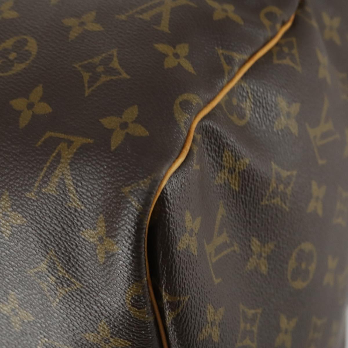 LOUIS VUITTON Monogram Keepall 55 Boston Bag M41424 LV Auth ep12315