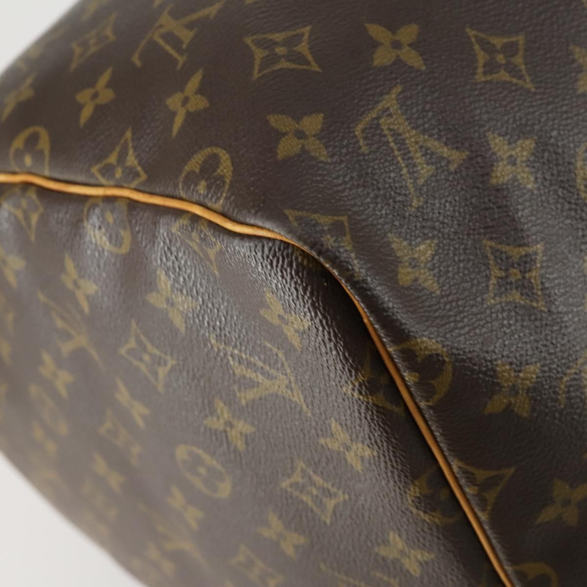 LOUIS VUITTON Monogram Keepall 55 Boston Bag M41424 LV Auth ep12315